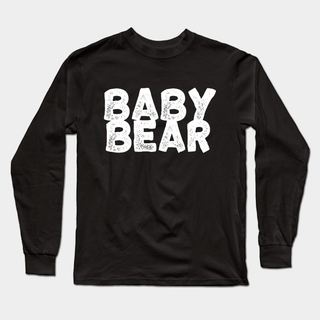 Baby Bear Vintage Long Sleeve T-Shirt by Kyandii